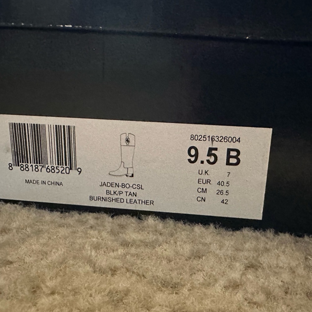 Ralph Lauren Black Leather Boots - Picture 8 of 9